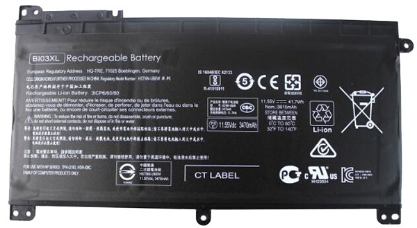 Batterie pour portable HP BI03XL 844203-855 843537-541 (Compatible)