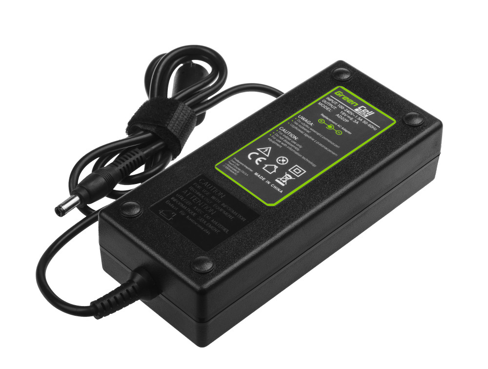Chargeur secteur Greencell AD22P pour portable 120W 19V 6.3A 5.5 x 2.5mm