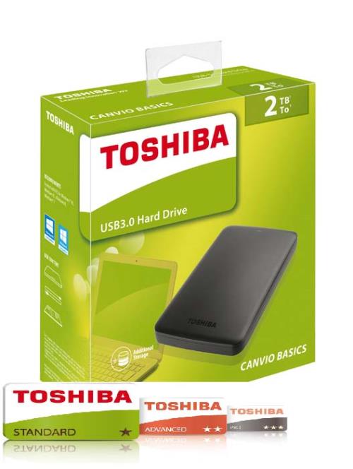 Disque Dur Ext. 2To USB3.0 Toshiba Canvio 2022 2.5"