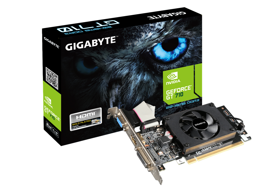 Nvidia GT710 2GB DDR3 Gigabyte N710D3-2Gl