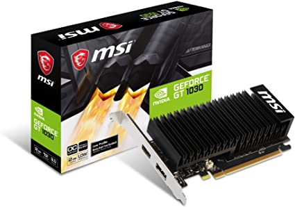 Nvidia GT1030 MSI 2GB GDDR4 LP OC - GT 1030 2GHD4 LP OC