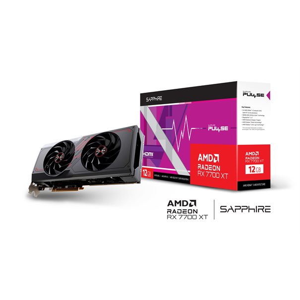 AMD Radeon RX7700XT Sapphire Pulse Gaming OC 12Gb GDDR6