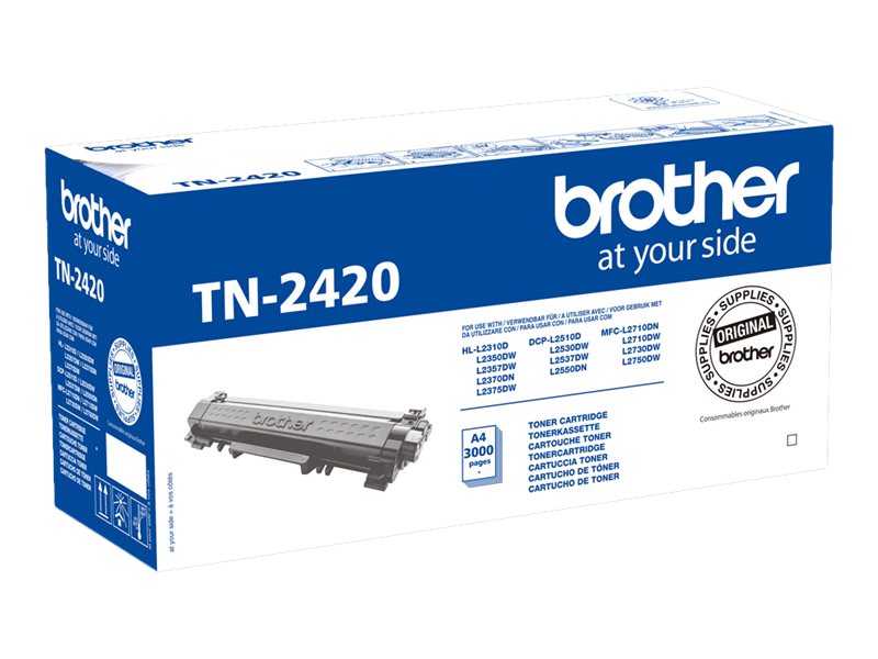 Toner Brother TN2510XL Noir jusqu'à 3000 Pages