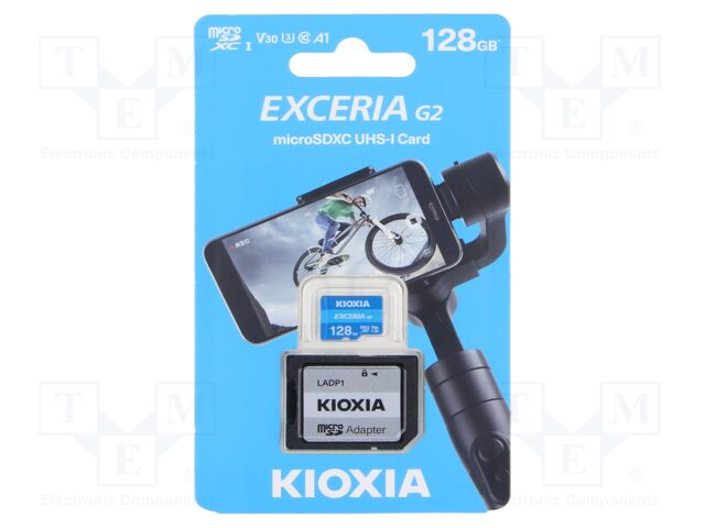 Memoire Micro SDXC 128Go Class 10/UHS-I Kioxia Exceria G2