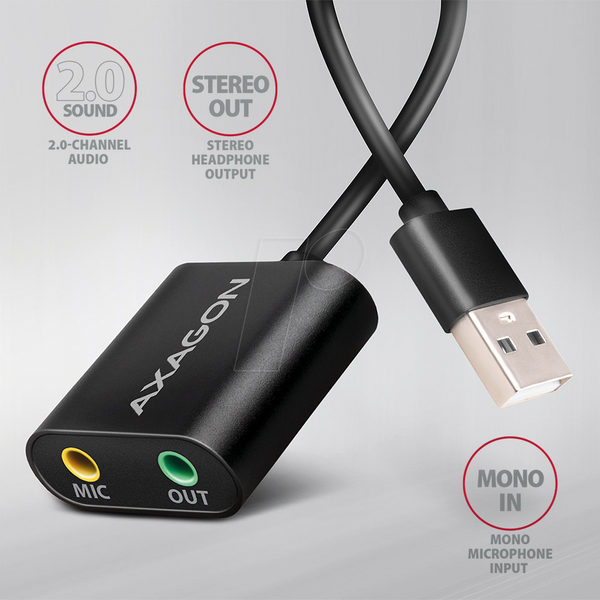 Carte Son USB Axagon ADA-12