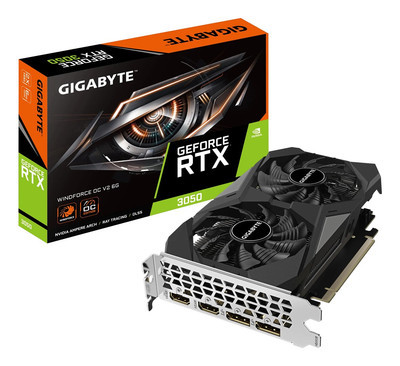 Nvidia RTX 3050 Gigabyte Windforce OC 6Gb GDDR6