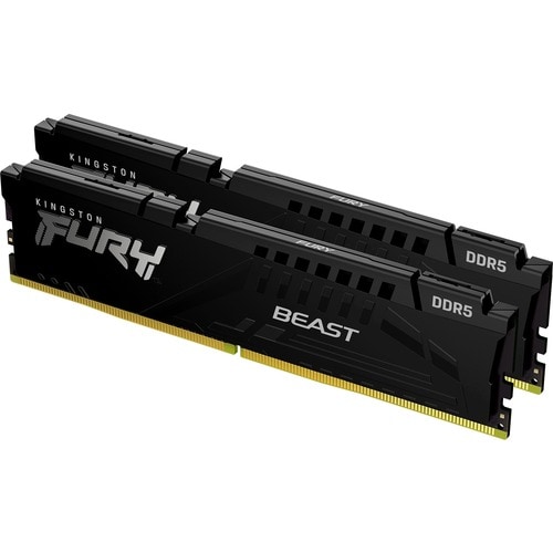 16Go (2x8Go) DDR5 6000Mhz CL36 Kingston Fury Beast Noires KF560C36BBEK2-16