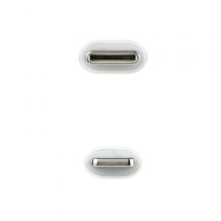 Câble USB Type C vers Lightning M/M 1m Nanocable Blanc