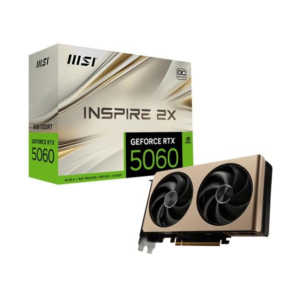 Nvidia RTX 5060 MSI Inspire 2X OC 8Gb GDDR7