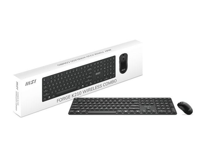 Clavier + Souris sans fil MSI Forge K210W