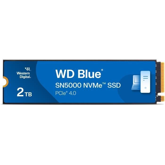 SSD 2To M.2(2280) Nvme PCI-E 4.0 Western Digital SN5000