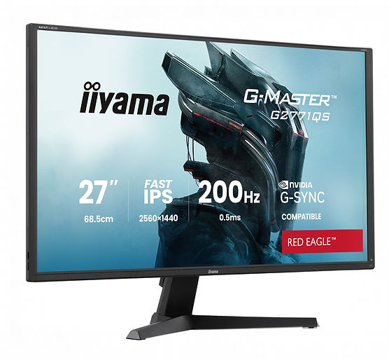 Moniteur 27" IIyama G2771QS-B1 Dalle QHD 200Hz 0.5Ms