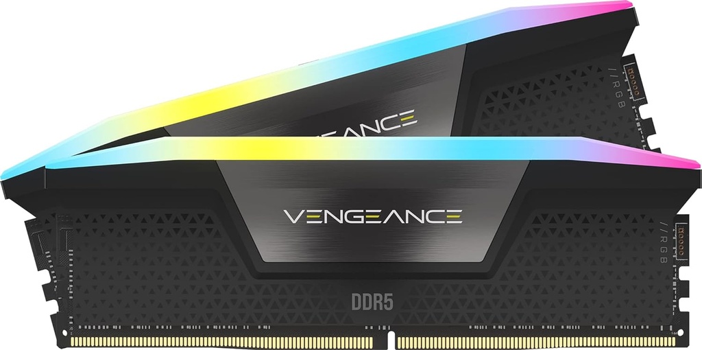 Dimm 32Go (2x16Go) DDR5 6000Mhz CL36 Corsair Vengeance RGB RS CMG32GX5M2E6000Z36