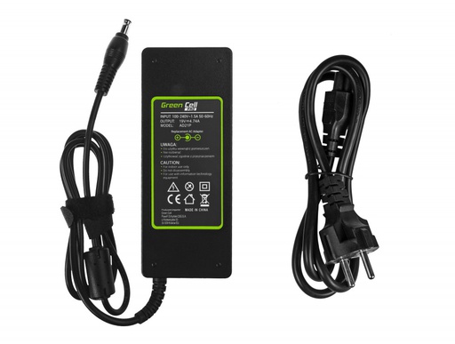 [AD21P] Chargeur secteur Greencell AD21P pour portable Samsung 19V 90W 4.74A 5,5x3.0mm