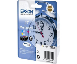 [C13T27054012] Cartouche Epson Pack 27 Couleur 350 Pages
