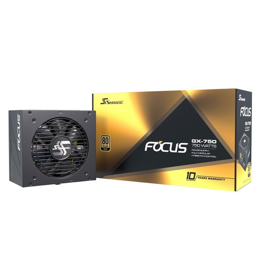 [GX-750] Alimentation 750W Modulaire Seasonic Focus GX-750 80+ Gold