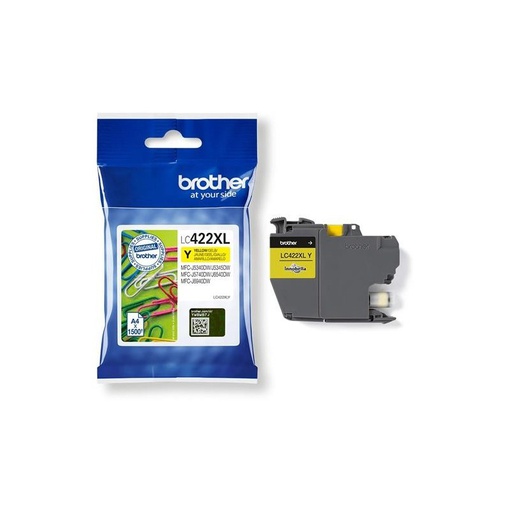 [LC422XLVAL] Cartouche Brother Pack LC422 XL (Jusqu'à 3000 pages noir -1500 en couleur)