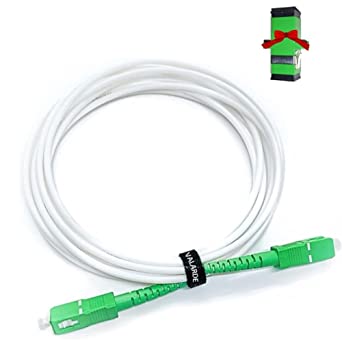 [COR162] Câble Fibre Optique SC-APC/SC-APC Orange/Bouygues/SFR 1M