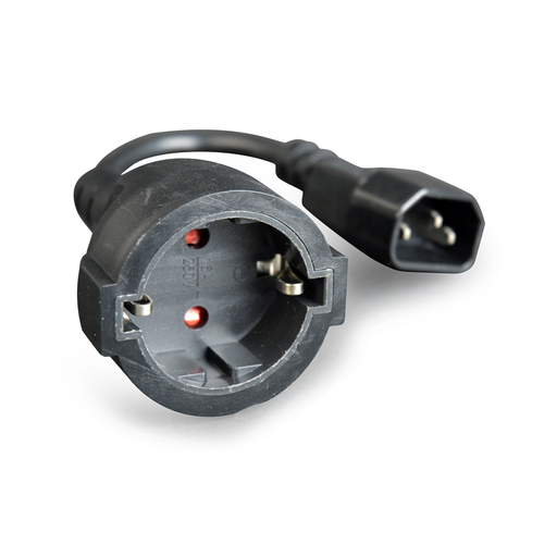 [593986] Adaptateur secteur C14 vers prise electrique 2P+T