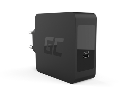 [CHAR09] Chargeur Secteur Universel Greencell USB Type C PD 60W avec câble USB-C inclus