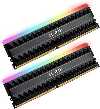 [MD32GK2D4320016X2RGB] 32Go(2x16Go) DDR4 3200Mhz PNY XLR8 RGB Noires