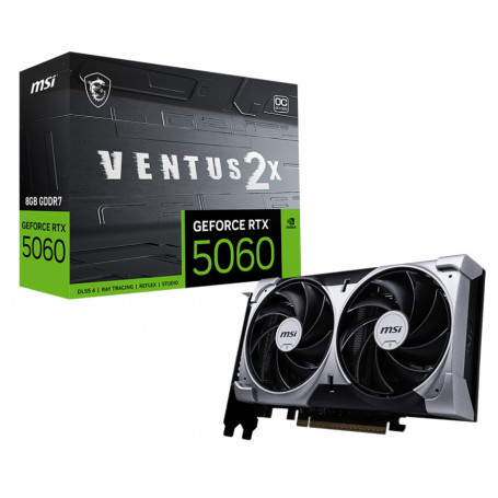 [V537-002R] Nvidia RTX 5060 MSI Ventus 2X OC 8Gb GDDR7