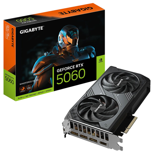 [GV-N5060WF2MAX OC-8GD] Nvidia RTX 5060 Gigabyte Windforce Max OC 8Gb GDDR7