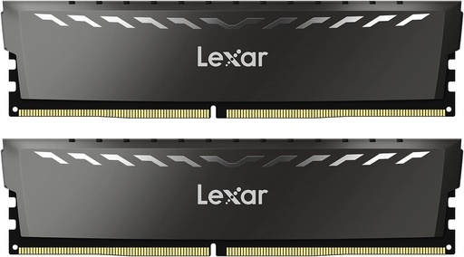 [LD4U16G36C18LG-RGD] 32Go (2x8Go) DDR4 3600Mhz CL18 Lexar Thor Noires