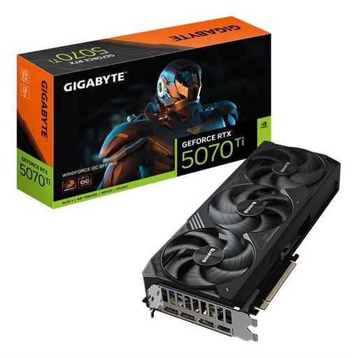 [GV-N507TWF3-16GD] Nvidia RTX 5070 Ti Gigabyte Windforce 3X SFF 16Gb GDDR7