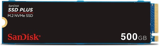 [SDSSDA3N-500G-G26] SSD 500Go M.2 (2280) Nvme PCI-E 3.0 SanDisk Plus