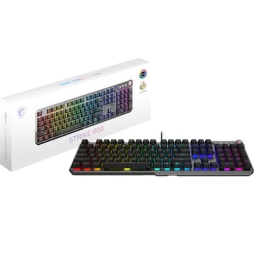 [STRIKE 600 SILENT FR] Clavier filaire MSI Strike 600 RGB Noir
