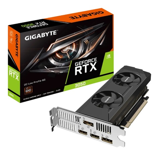 [GV-N3050OC-6GL] Nvidia RTX 3050 Gigabyte Low Profile 6Gb GDDR6