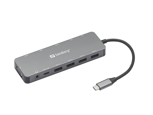 [136-45] Station d'accueil Sandberg 13en1 - USB Type C