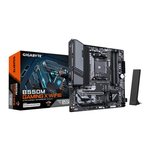 [B550M GAMING X WIFI6] Carte mère Micro-ATX Gigabyte B550M GAMING X WIFI6 DDR4 (Socket AM4)